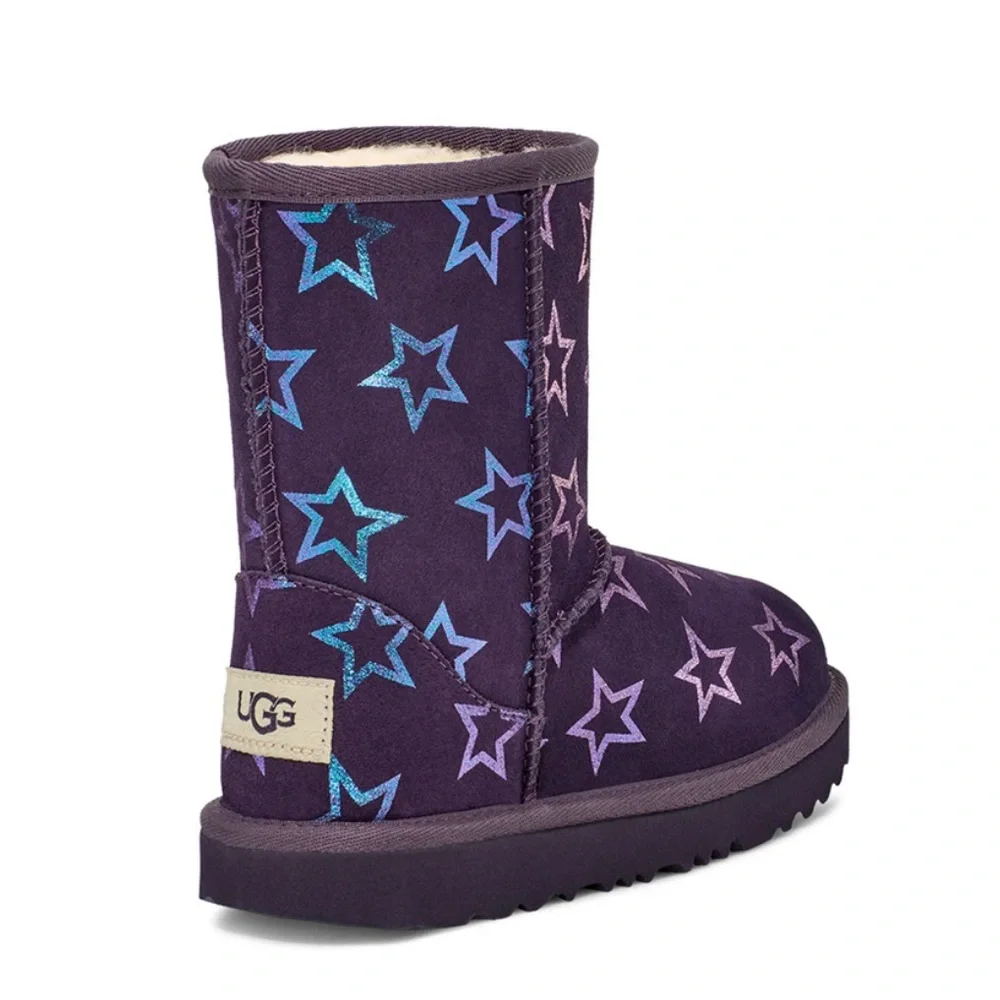 NIB UGG Classic II Iridescent Stars Boots